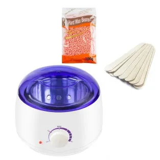 Kit epilare: Incalzitor de ceara + Benzi epilat +