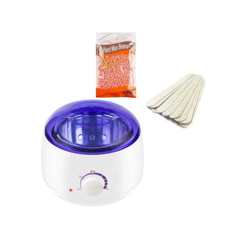 Kit epilare: Incalzitor de ceara + Benzi epilat +