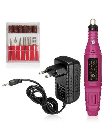Pila electrica de unghii cu 6 capete, ideala