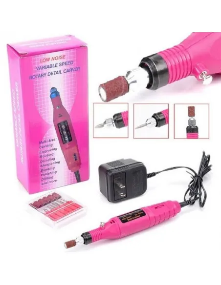 Pila electrica de unghii cu 6 capete, ideala