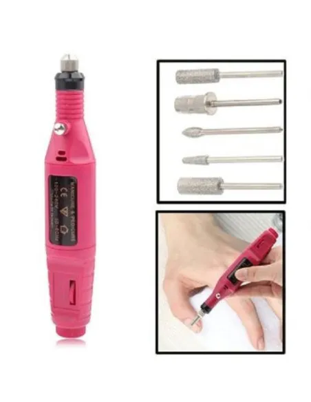 Pila electrica de unghii cu 6 capete, ideala