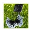 Instalatie solara 50 led, pentru exterior, model floricele, Ip