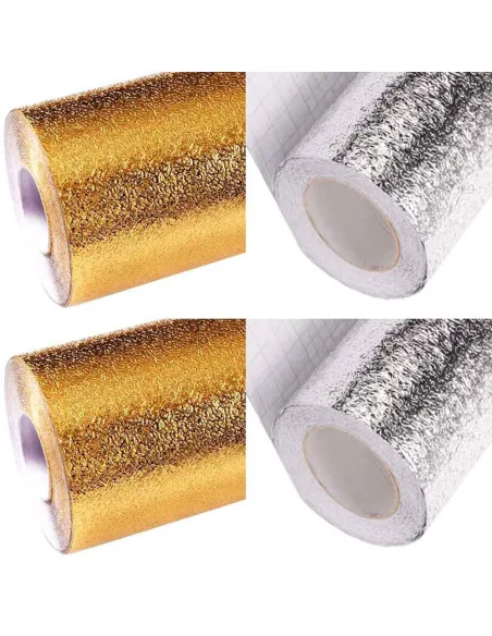 Folie de aluminiu autoadeziva bucatarie 60 x 300