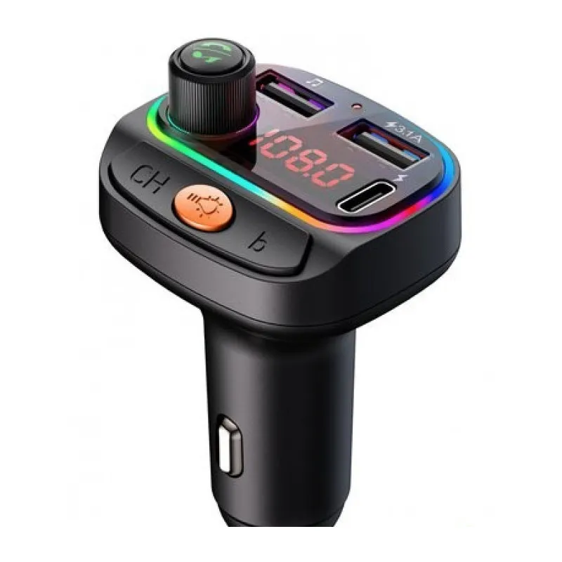 Modulator FM C15 cu Bluetooth, 2USB+TypeC