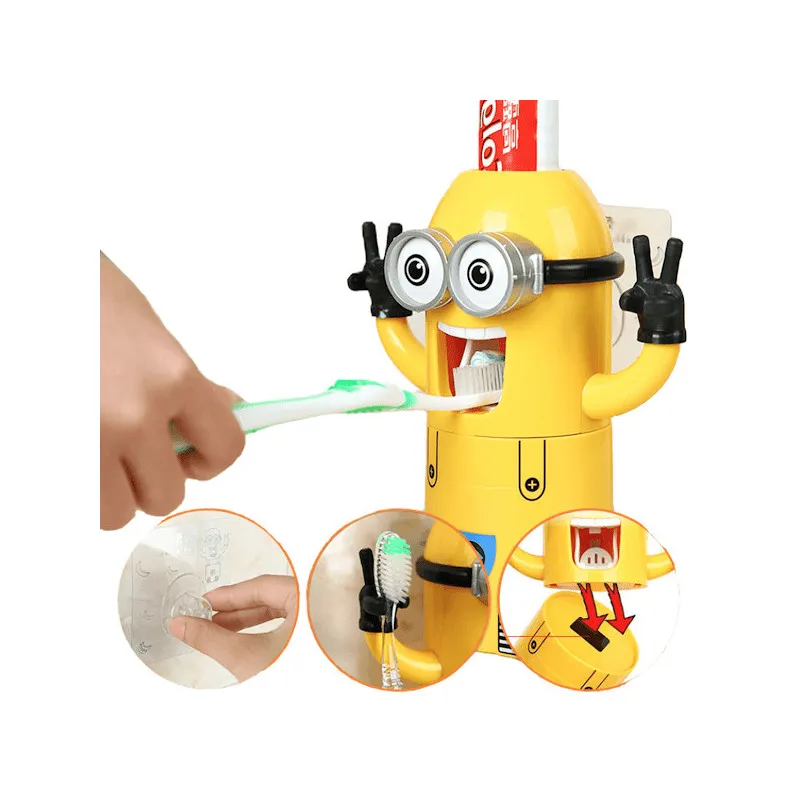 Dozator pasta de dinti cu suport pentru 2
