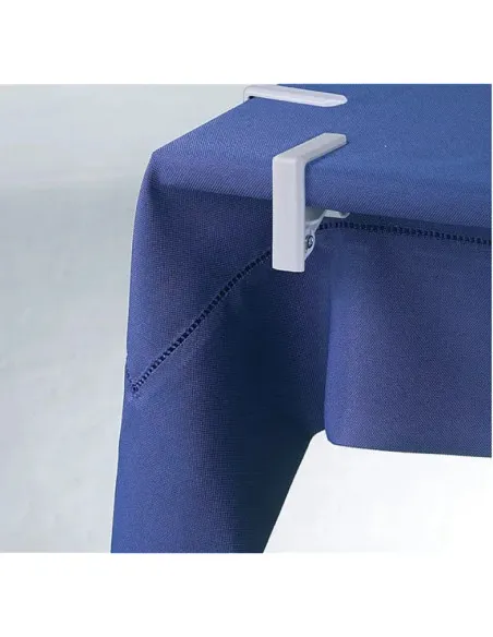 Set 4 Cleme pentru Fixare Față de Masă – Alb