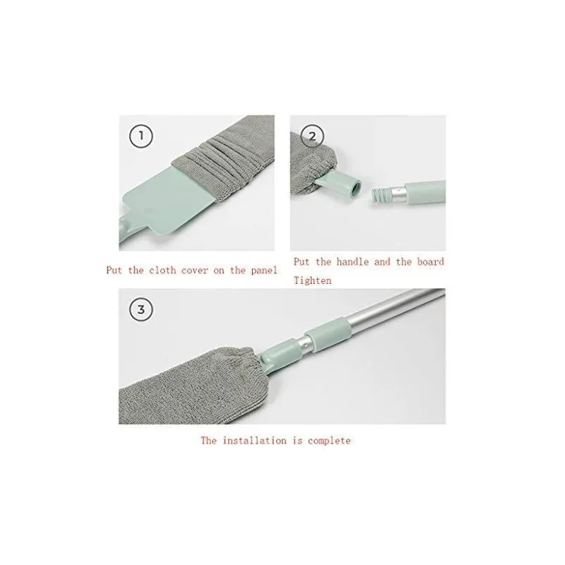 Mop plat retractabila pentru curatarea prafului