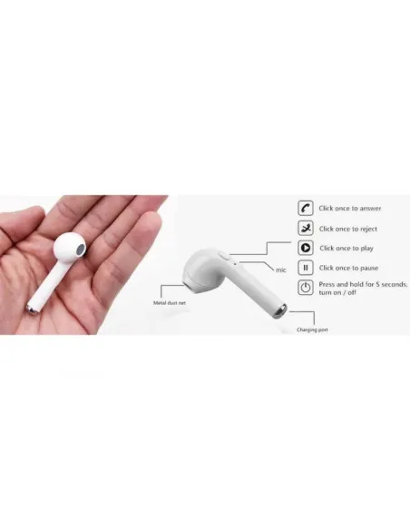 Casca bluetooth i7 perfecta pentru vorbit la