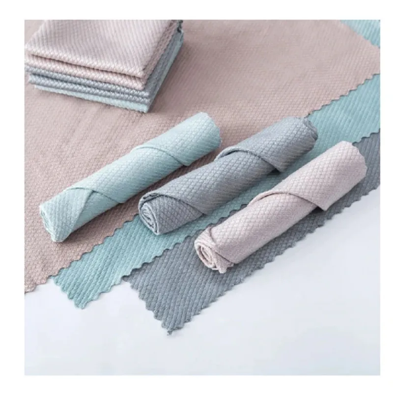 Set 10 x lavete din microfibra 30x30 cm diverse culori