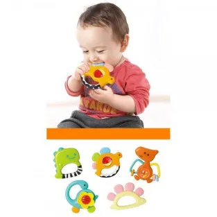 Set 5 Zornaitoari Dinozauri Multicolori