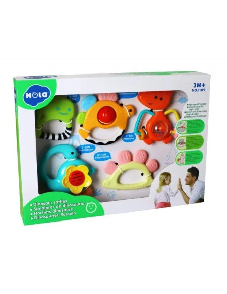 Set 5 Zornaitoari Dinozauri Multicolori