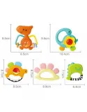 Set 5 Zornaitoari Dinozauri Multicolori