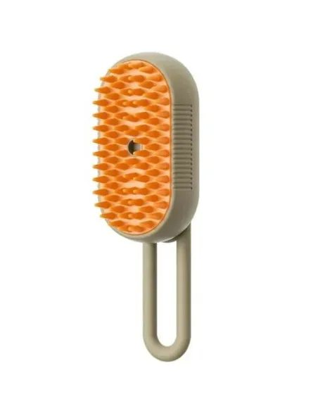 Perie cu aburi 3 in 1 pentru animale, maner rotativ 360
