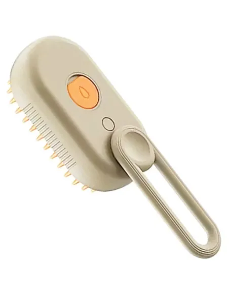Perie cu aburi 3 in 1 pentru animale, maner rotativ 360