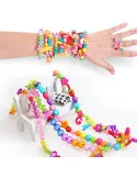 Set Mărgele DIY 550 Piese Colorate Copii – 24 Compartimente