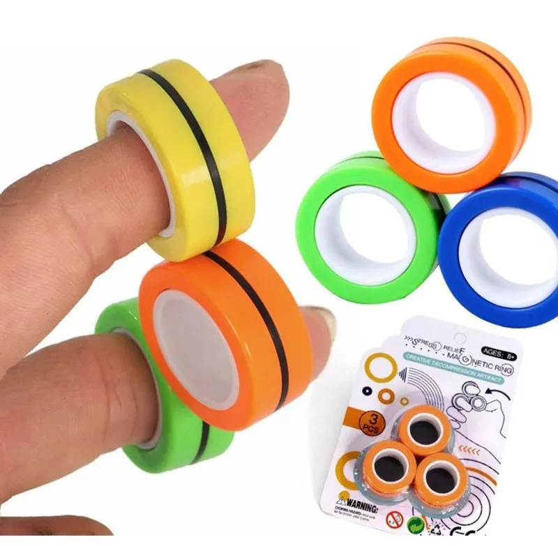 Inel magnetic antistres - 3 buc