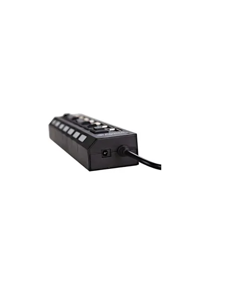 Hub USB 2.0 alimentat extern, 7 porturi cu întrerupător
