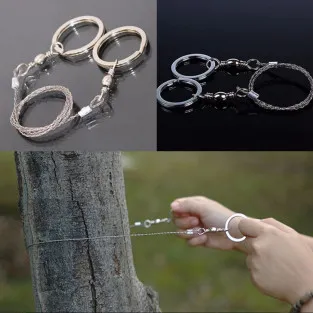 Fierastrau din sarma pentru camping si