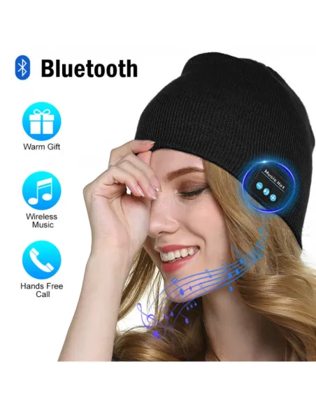 Caciula Muzicala Fes Unisex cu Functie Bluetooth