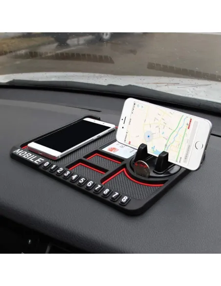 Suport pentru telefon sau accesorii, antiderapant pentru bordul masinii