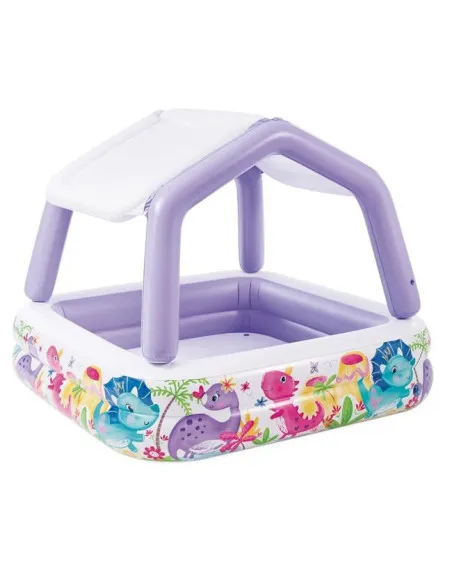 Piscină Gonflabilă Intex Sun Shade pentru Copii, cu Acoperiș, 157x157x122 cm, 280 L