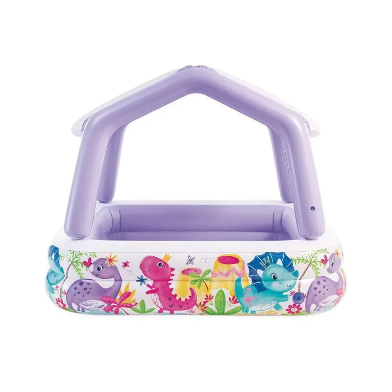 Piscină Gonflabilă Intex Sun Shade pentru Copii, cu Acoperiș, 157x157x122 cm, 280 L