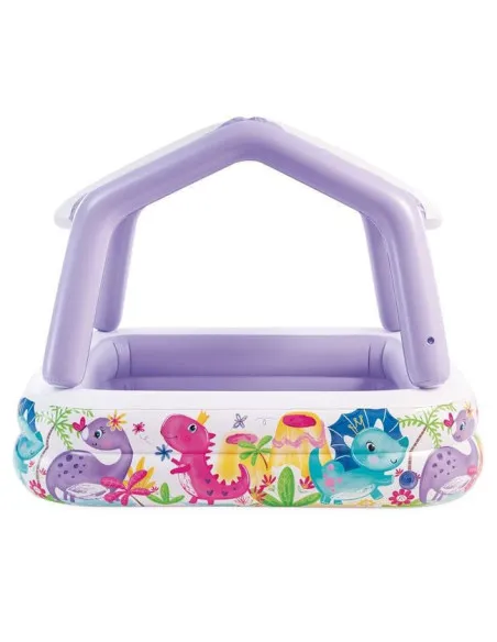 Piscină Gonflabilă Intex Sun Shade pentru Copii, cu Acoperiș, 157x157x122 cm, 280 L