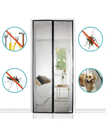 Perdele Magnetice Antiinsecte 190x100 cm Set 3