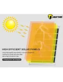 Proiector Solar 50W | Panou 35x23cm | 6000mAh | Aluminiu