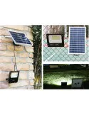 Proiector Solar 50W | Panou 35x23cm | 6000mAh | Aluminiu