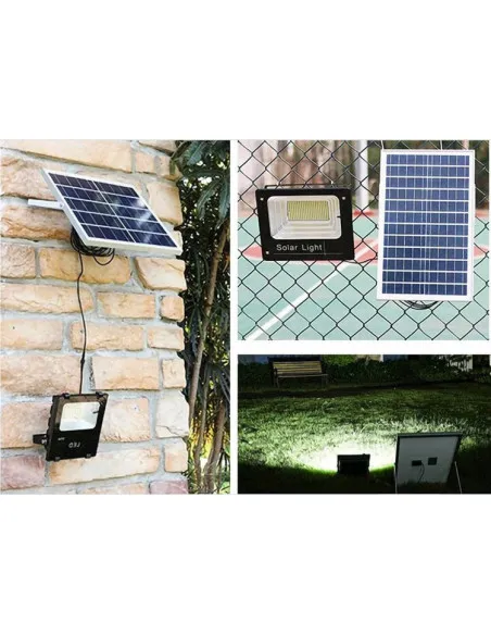 Proiector Solar 50W | Panou 35x23cm | 6000mAh | Aluminiu
