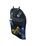 Organizator Auto cu Buzunare pentru Spătar Scaun, Poliester, Pliabil, Suport Telefon și Băuturi