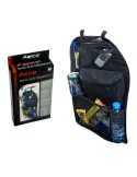 Organizator Auto cu Buzunare pentru Spătar Scaun, Poliester, Pliabil, Suport Telefon și Băuturi