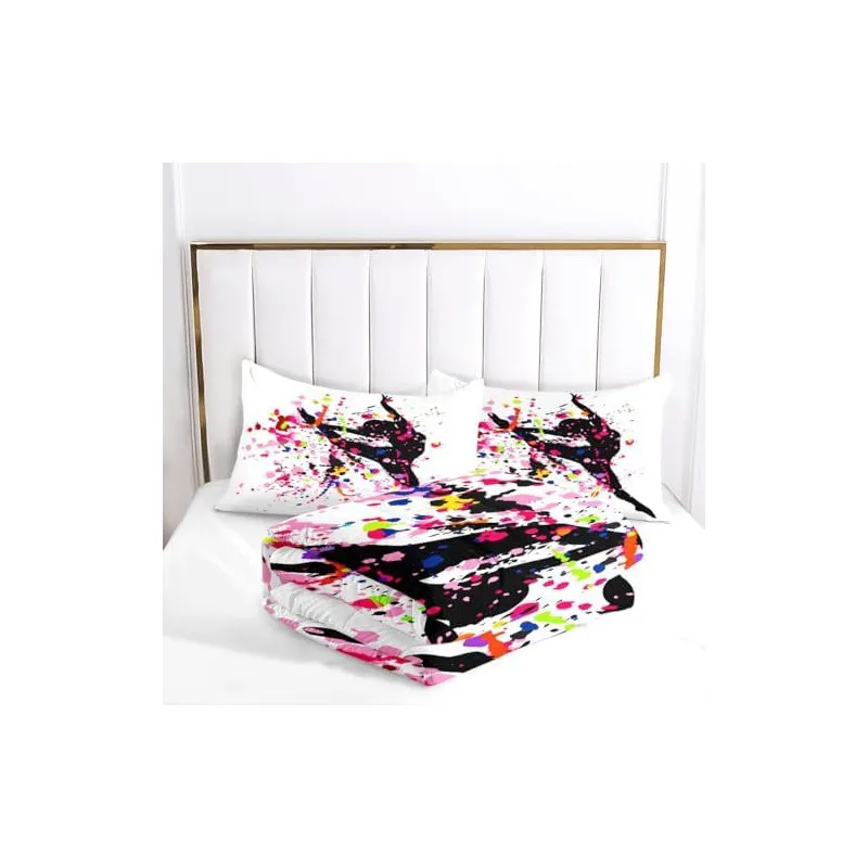 Lenjerie Pat King ZZXHG Gimnastică Roz, Microfibră 240x220