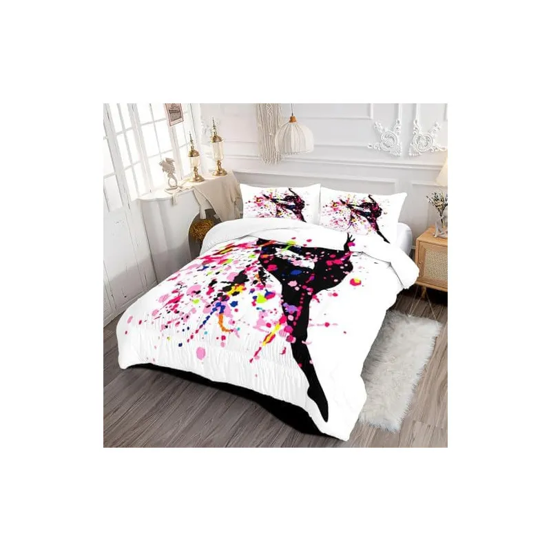 Lenjerie Pat King ZZXHG Gimnastică Roz, Microfibră 240x220
