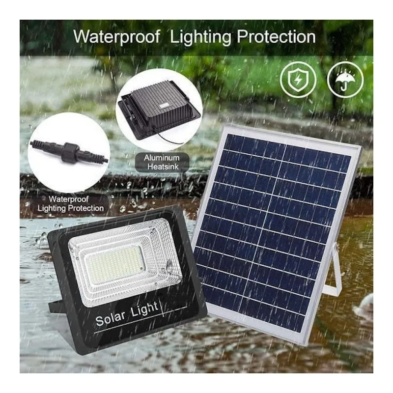 Proiector Solar LED Jortan 50-1200W Senzor IP65