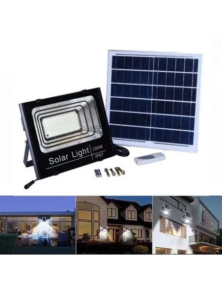 Proiector Solar LED Jortan 50-1200W Senzor IP65