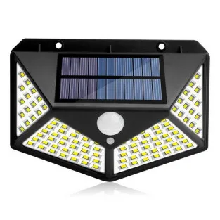 Lampa cu panou solar si senzor de miscare,100 LED