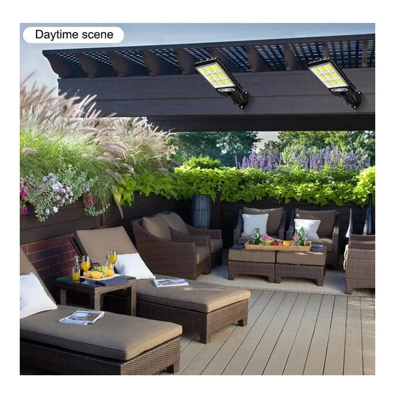 Lampa Solara 50W, 71LED-uri COB, Telecomanda , Senzor de Miscare