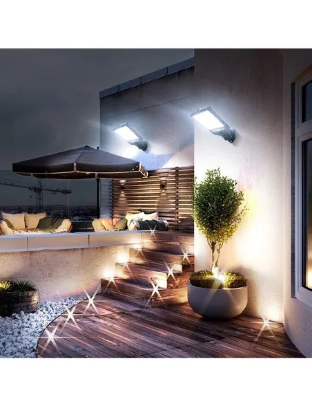 Lampa Solara 50W, 71LED-uri COB, Telecomanda , Senzor de Miscare