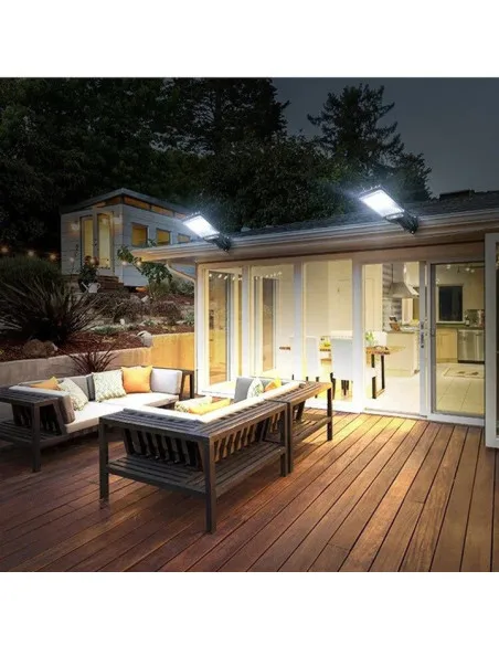 Lampa Solara 50W, 71LED-uri COB, Telecomanda , Senzor de Miscare