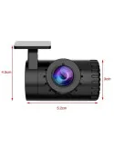 Camera Auto DVR Mini F20, 720P, Functie ADAS, MicroSD, Conexiune USB