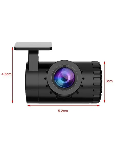 Camera Auto DVR Mini F20, 720P, Functie ADAS, MicroSD, Conexiune USB