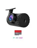 Camera Auto DVR Mini F20, 720P, Functie ADAS, MicroSD, Conexiune USB
