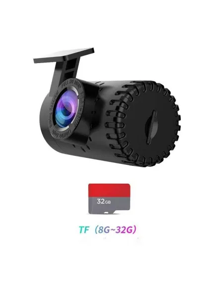 Camera Auto DVR Mini F20, 720P, Functie ADAS, MicroSD, Conexiune USB