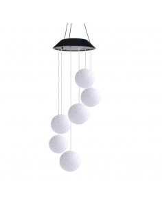 Decoratiune solara de gradina, 6 globuri cu joc de lumini 2