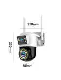 Camera WiFi JORTAN JT-8696QJ 6MP Rotire 360° Vedere Nocturna