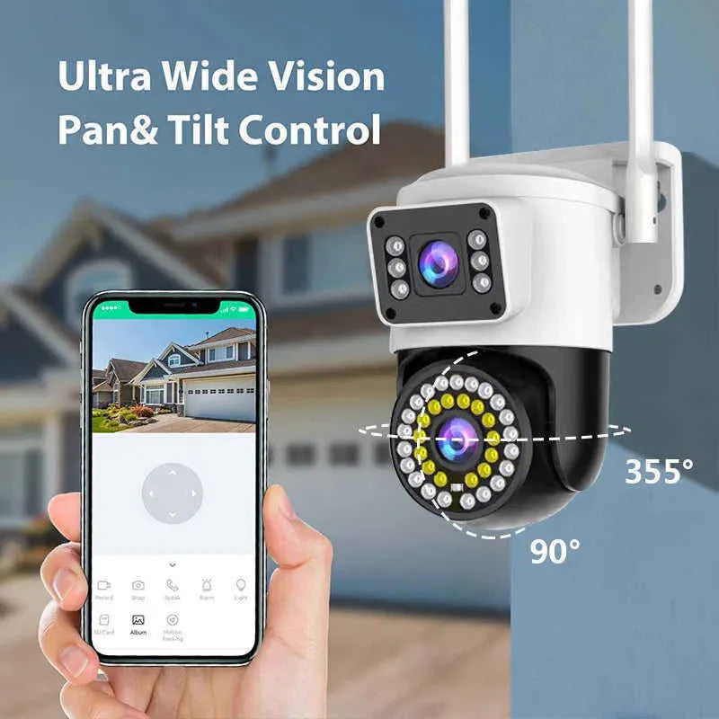Camera WiFi JORTAN JT-8696QJ 6MP Rotire 360° Vedere Nocturna