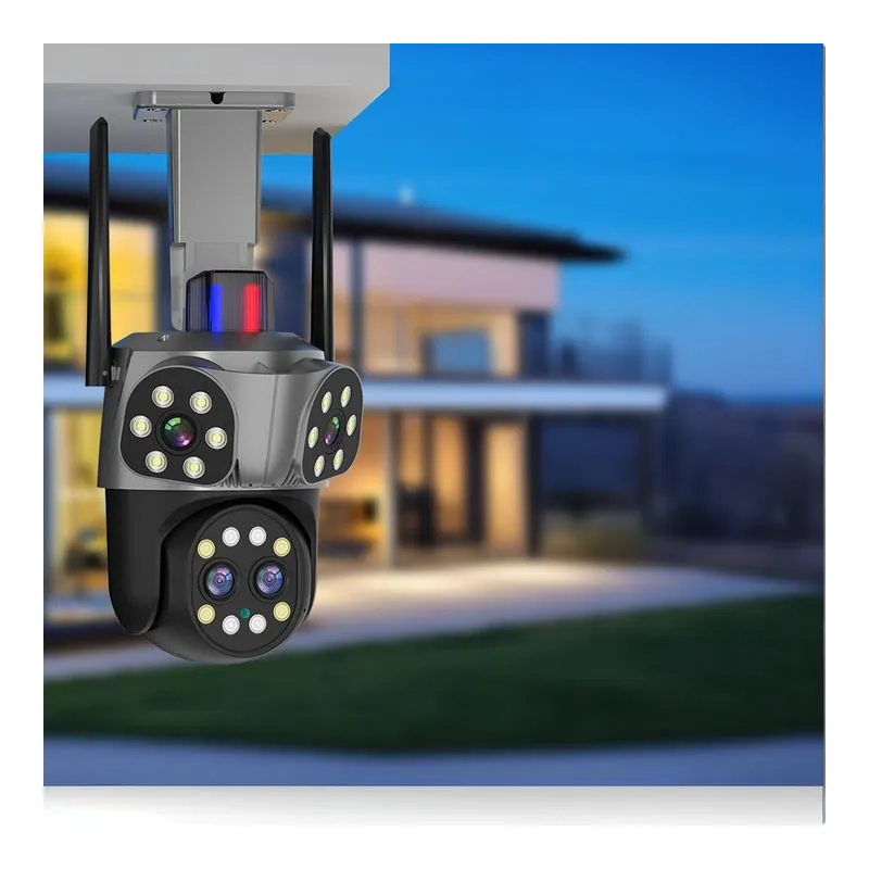 Camera WiFi JORTAN JT-8856 6MP 4 Lentile Zoom Alarma