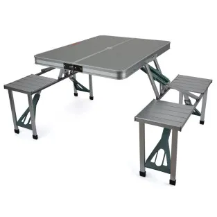 Masa pliabila tip geamantan pentru picnic, din aluminiu 2
